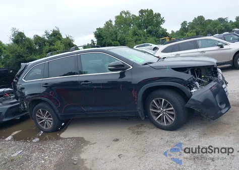 2018 Toyota Highlander Xle from USA, damaged, VIN 5TDJZRFH2JS529573